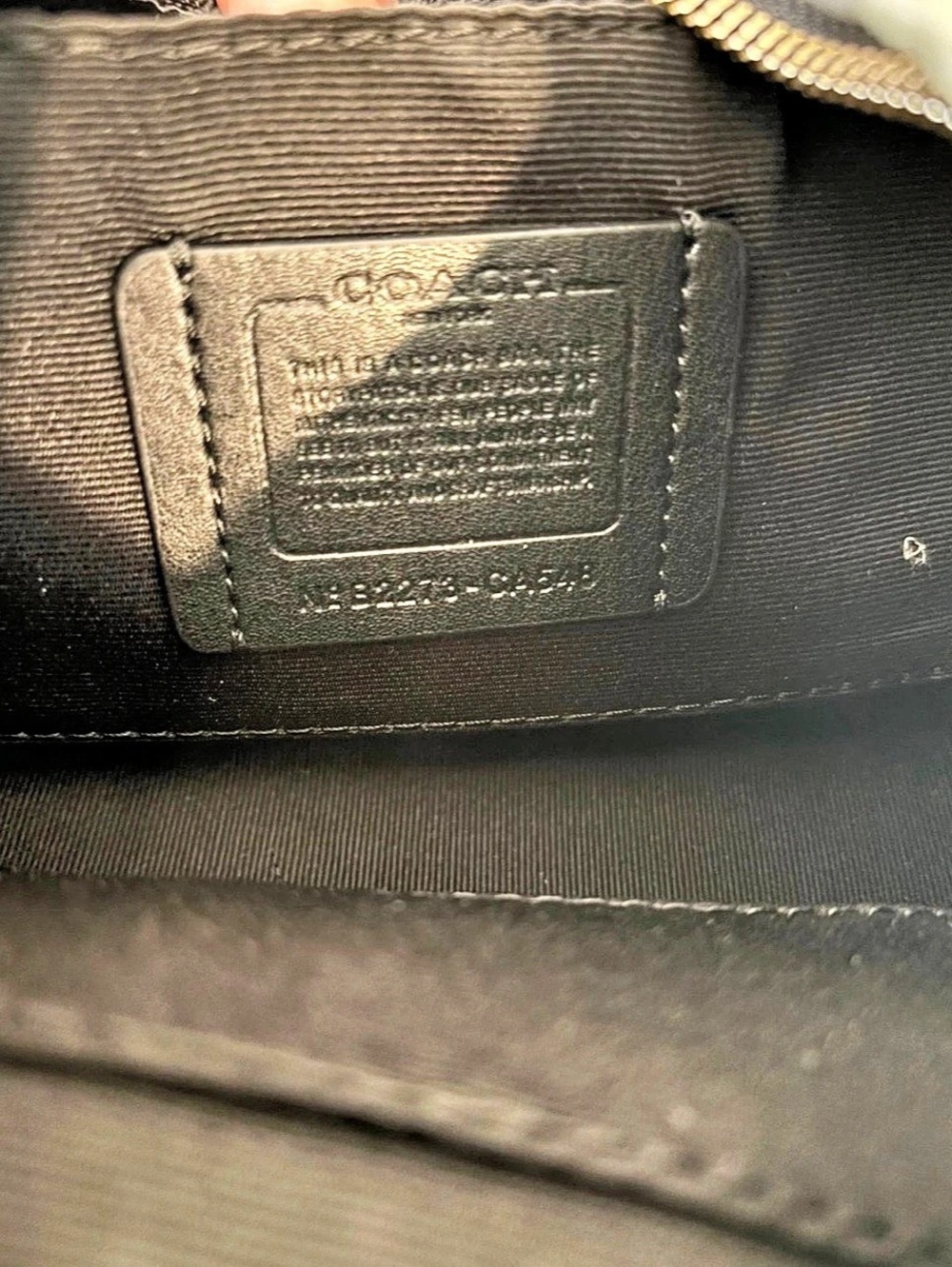 Coach Teri Shoulder Bag In Signature Canvas Brown & Black - Picture 5 of 5